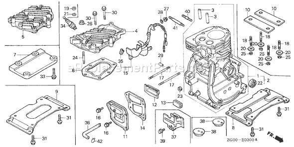 Honda parts g100 diagram #6