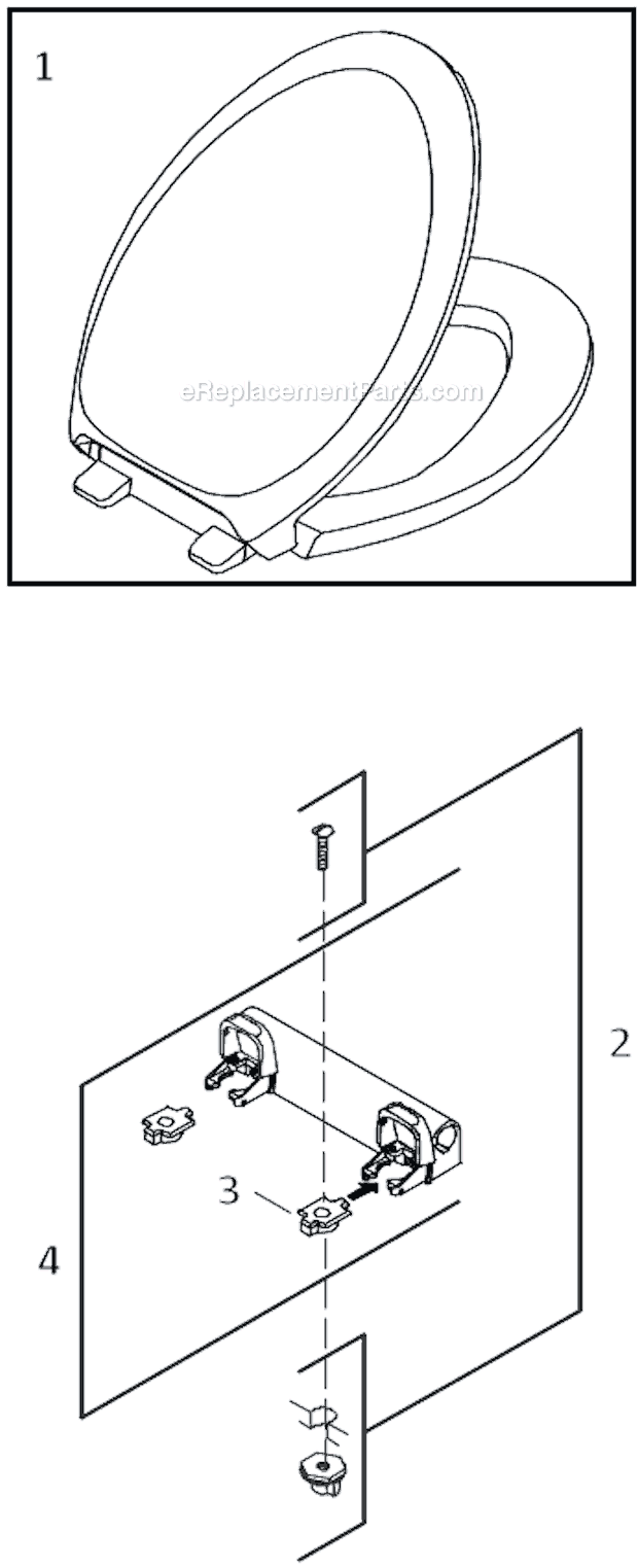 Kohler K-3393 Parts List and Diagram : eReplacementParts.com