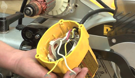 How to Replace the Brush Ring Assembly on a DeWalt DW718 Miter Saw ...