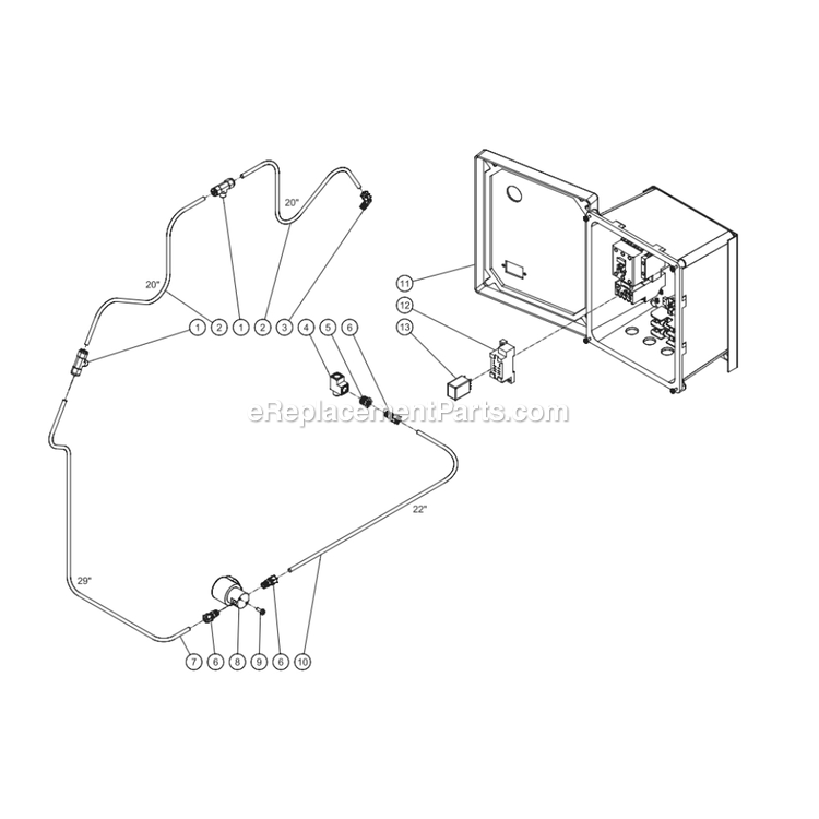 Mi-T-M ADS-20310-120HM Air Compressor Power Tool Dual Control (Ix-0011) Diagram