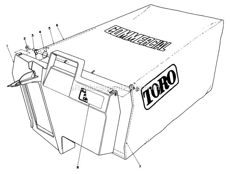 Toro 30316 (230000001-230999999)(2003) 13 Hp W/ 32-Inch Sd Mower Mid-Size ProLine Gear Crankcase Assembly Diagram