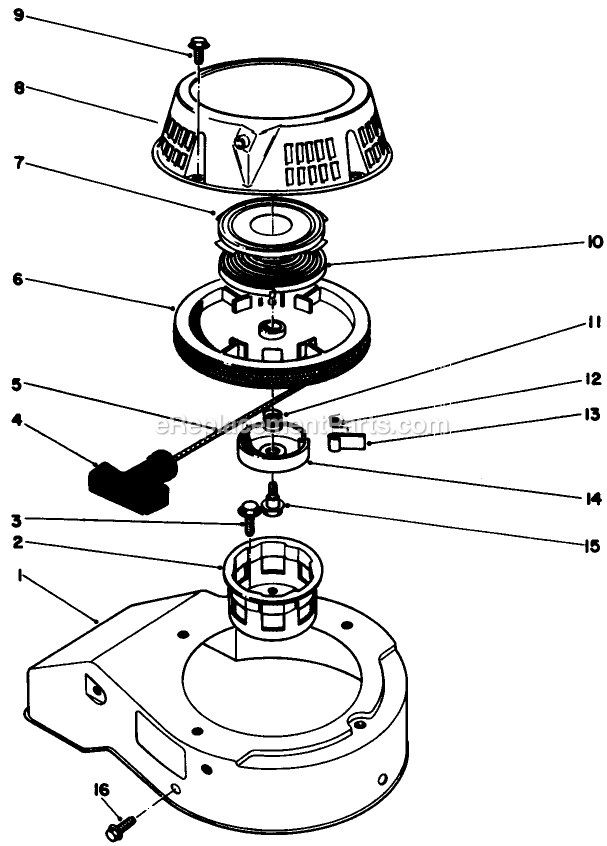 Toro 74197 (220000114-220999999)(2002) Z153 Z Master, With 52-Inch Sfs Side Discharge Mower Crankshaft Assembly Diagram