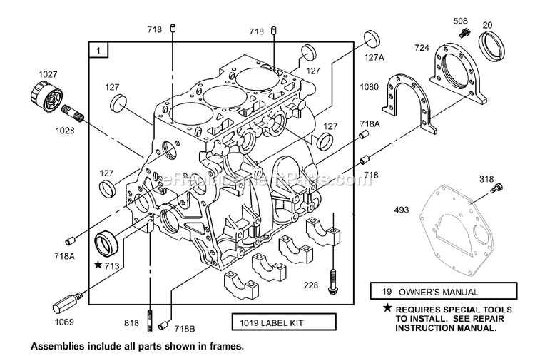 Toro 74269TE (260000001-260999999)(2006) Z597-D Z Master, With 182cm Turbo Force Side Discharge Mower Cylinder Assembly Diagram
