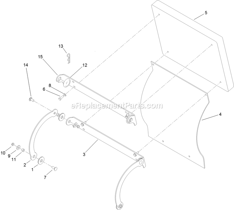 Toro 74536 (313000001-313999999)(2013) With 40in Turbo Force Cutting Unit GrandStand Mower Cushion Assembly Diagram