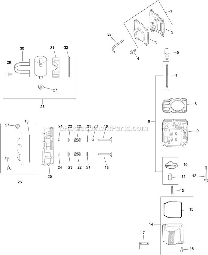 Toro 74901 (290000001-290999999)(2009) Z Master G3 Riding Mower, With 48in Turbo Force Side Discharge Mower Head, Valve And Breather Assembly Diagram