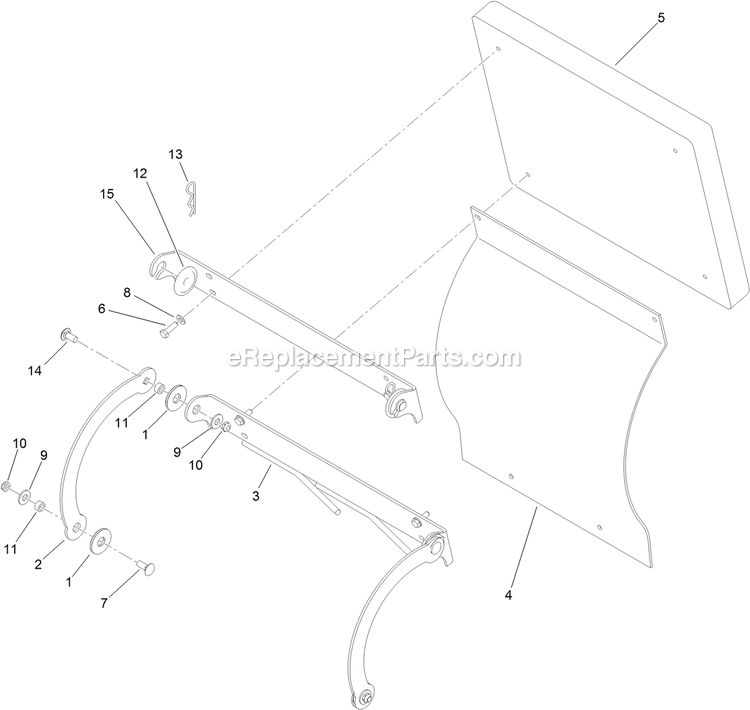 Toro 79548 (314000001-314999999)(2014) With 48in Turbo Force Cutting Unit GrandStand Mower Cushion Assembly Diagram