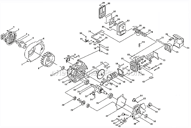 Powermate PM0106001 Generator Page C Diagram