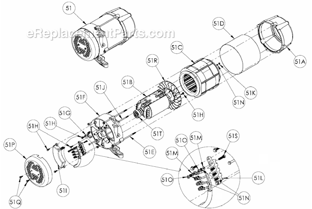 Powermate PM0116000.01 Generator Page B Diagram