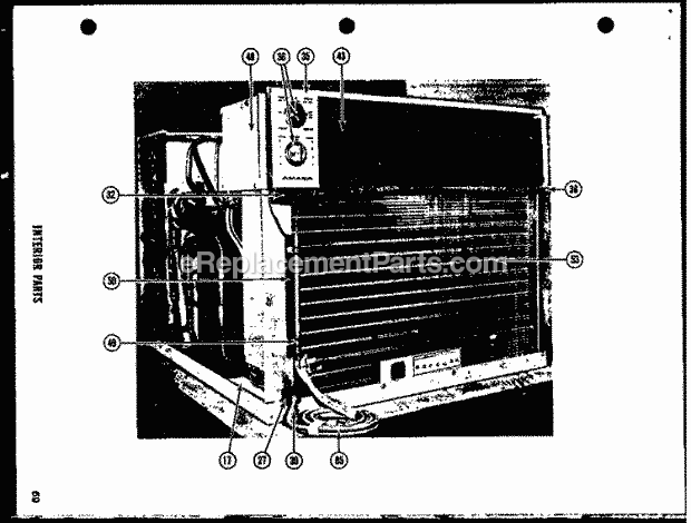 Amana 212-2SP Room Air Conditioner Page H Diagram