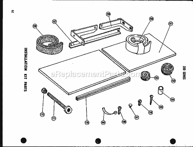 Amana 213-5J (P5465521R) Room Air Conditioner Interior Parts Diagram