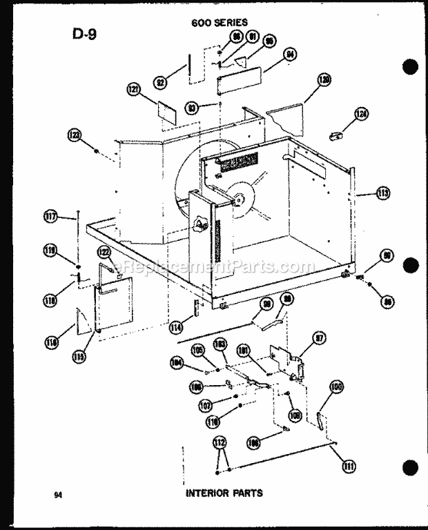 Amana 215-3N (P5465567R) Mfg Number P5541706r, Room Air Conditioner Page O Diagram