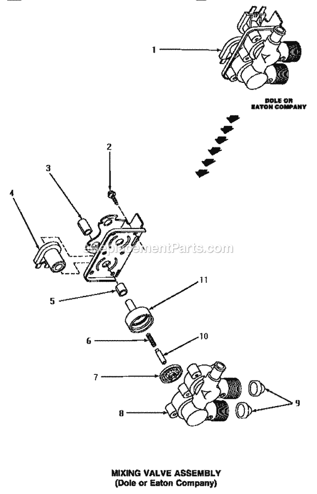 Amana AA9231 Washer-Top Loading Page L Diagram