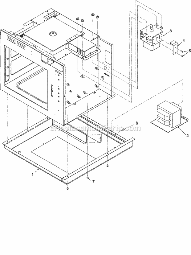 Amana ACE208SB (P1324413M) Mfg Number P1324413m, Commercial Microwaves Page B Diagram