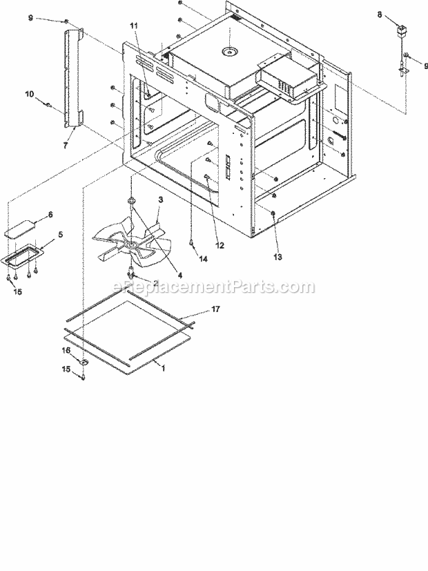 Amana ACE208SB (P1324413M) Mfg Number P1324413m, Commercial Microwaves Page V Diagram