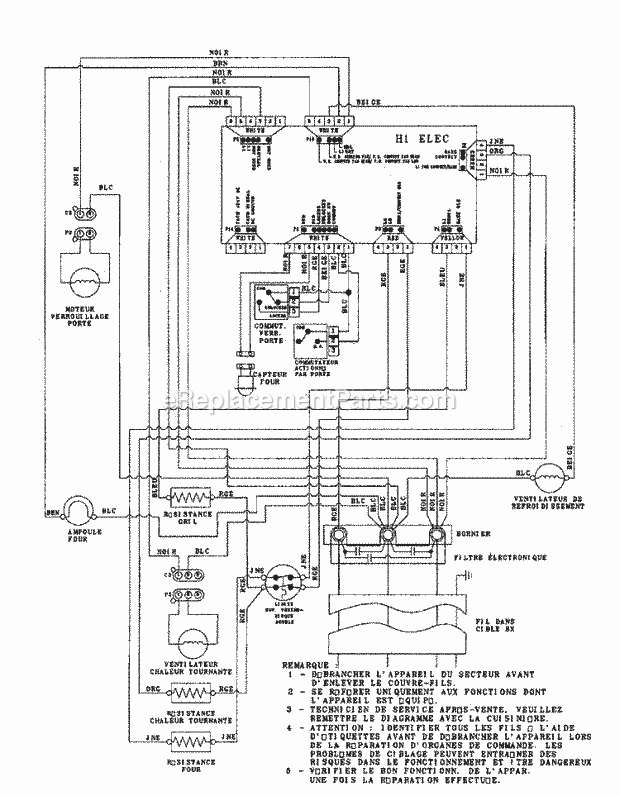 Amana AEW3530DDW Built-In, Electric Amana Cooking Page G Diagram