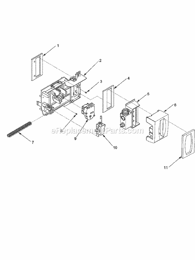 Amana ARS2661BC (PARS2661BC0) Ref - Sxs/I&w Controls Diagram