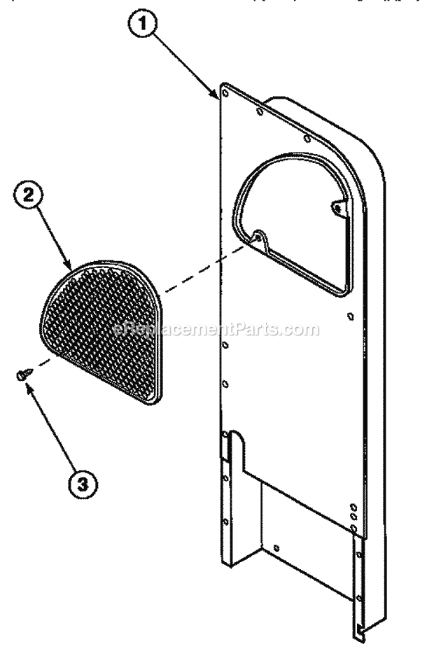 Amana CE4317L2 (PCE4317L2) Washer-Top Loading Heater Box Assy Replacement Diagram