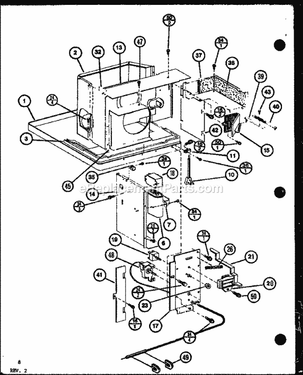 Amana CES2183HES (P9945902R) Room Air Conditioner Page 3 Diagram