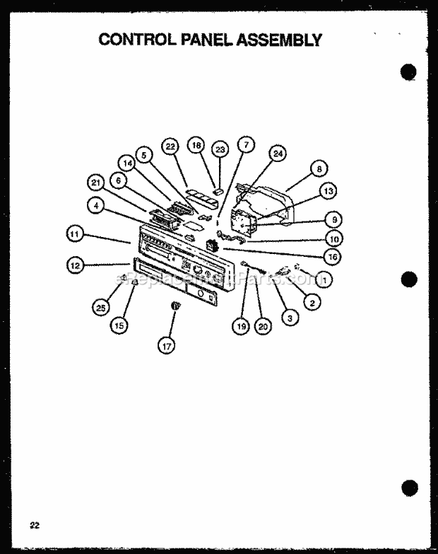 Amana DUS600B (P1139732N B) Mfg Number P1173817w, Dishwasher- Undercounter Page B Diagram