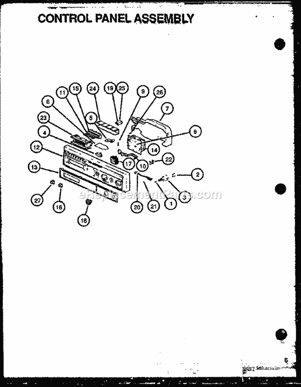 Amana DUS600WW (P1139732N W) Mfg Number P1173818w, Dishwasher- Undercounter Page B Diagram