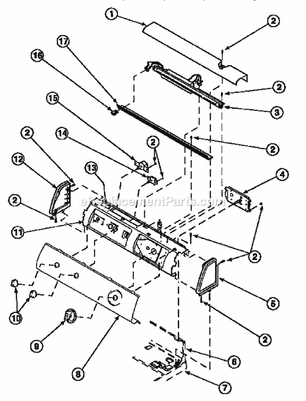 Amana LE8207W3 (PLE8207W3) Dryer- Ele Page H Diagram