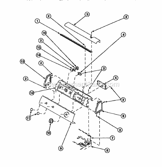 Amana LE8517W2 (PLE8517W2) Dryer- Ele Page I Diagram