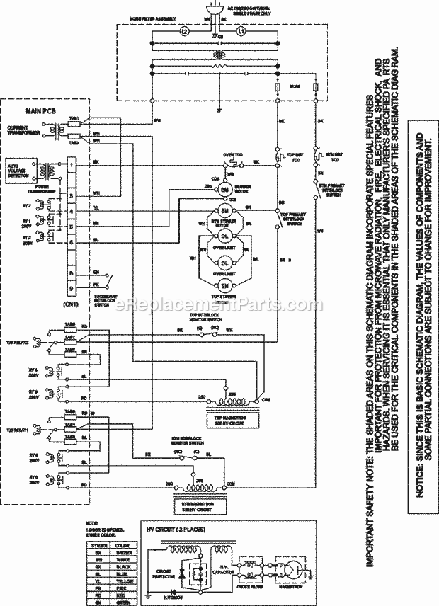 Amana RFS18MPS (P1330209M) Commercial Microwaves Page N Diagram