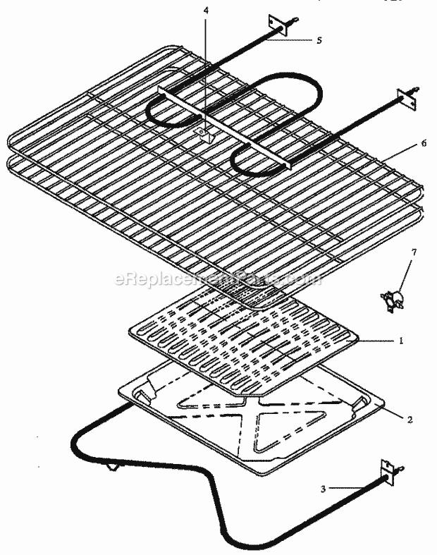 Amana SNE26AA (P1142424N) Mfg Number P1142496n, Range - Electric Std Delaware Oven Components Diagram