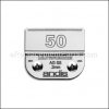 Andis-Accessories Blade Size: 50(1/125-0.2mm) part number: 64185