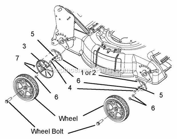 Ariens 711058 Wblm Height Of Cut Extension Kit Height Of Extension Kit Pn 71105800 (Part 2) Diagram