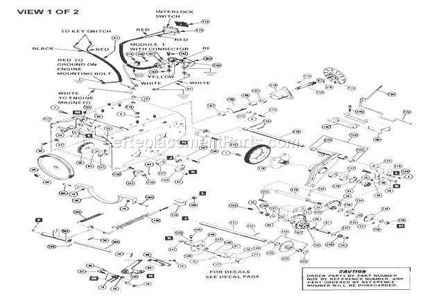 Ariens 924027 (000101) ST8, 8hp Tec., Tractor Tractor Parts Diagram