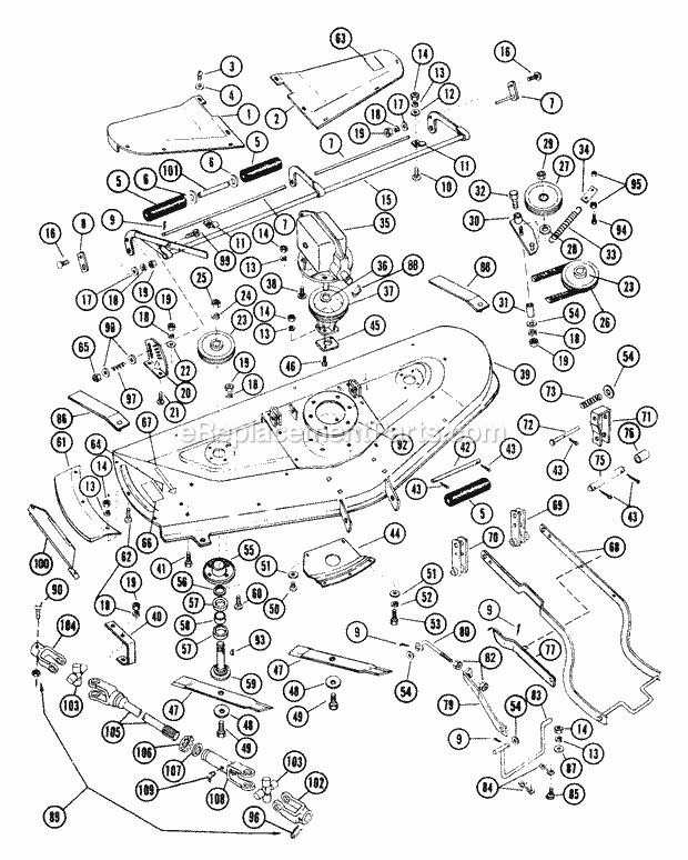 Ariens 931014 (000101) Garden Tractor Page AH Diagram