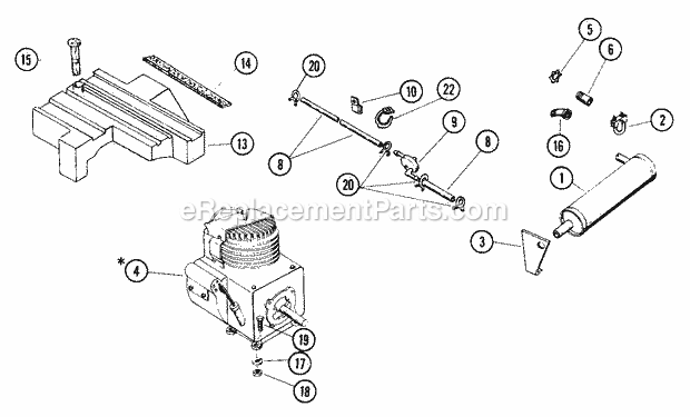 Ariens 931017 (000101) Hydro Tractor Mower Rear Brake & Neutralizer Assembly Diagram