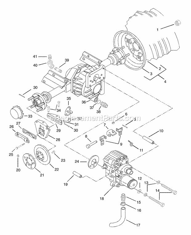 Ariens 931303 (000101) Grand Sierra 22hp Lawn Tractor Neutralizer And Brake Linkage Diagram