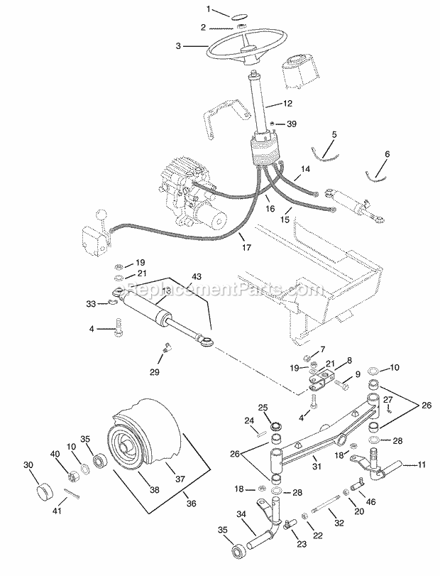 Ariens 931303 (000101) Grand Sierra 22hp Lawn Tractor Page Q Diagram