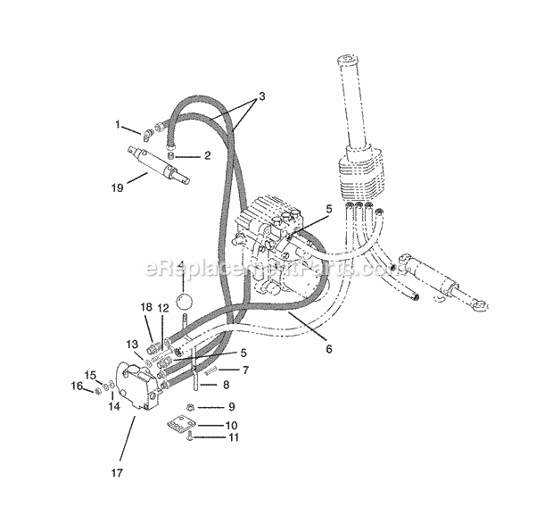 Ariens 931303 (000101) Grand Sierra 22hp Lawn Tractor Lift System Rock Shafts Diagram