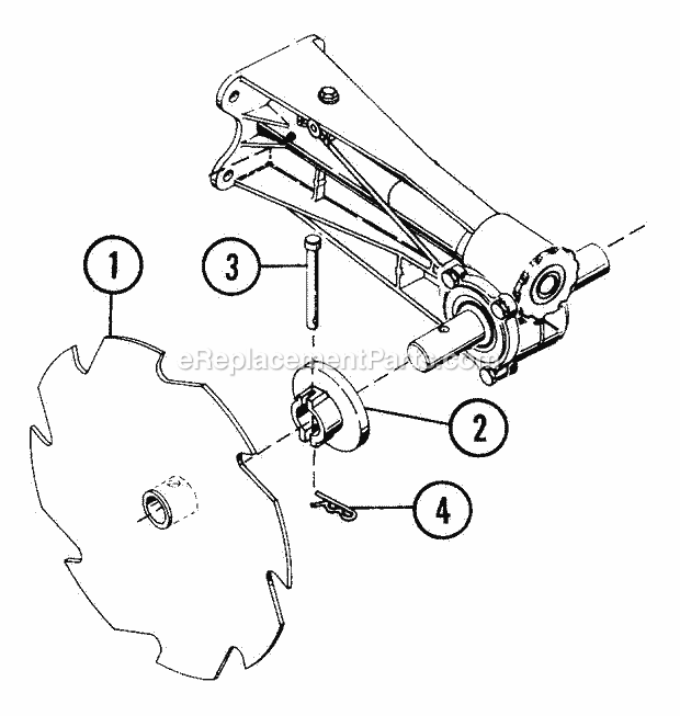 Ariens 932007 (001301) 5Hp Lawn Tractor Lawn Edger Kit Diagram