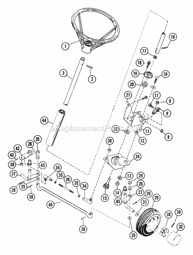 Ariens 927004 (000101) RM830E 8hp Lawn Tractor 30