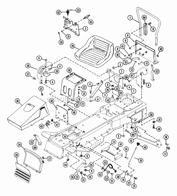 Ariens 927006 (000101) RM832E 8hp Lawn Tractor 32