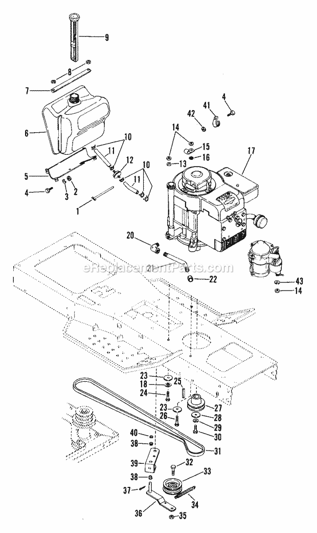 Ariens 935029 (000101) YT1232 12hp 32