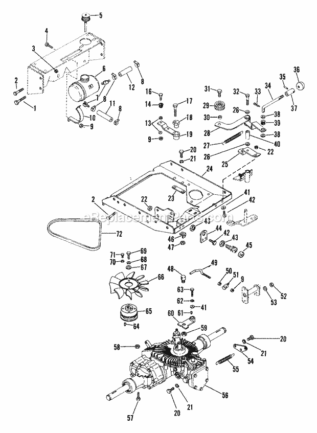 Ariens 935029 (000101) YT1232 12hp 32