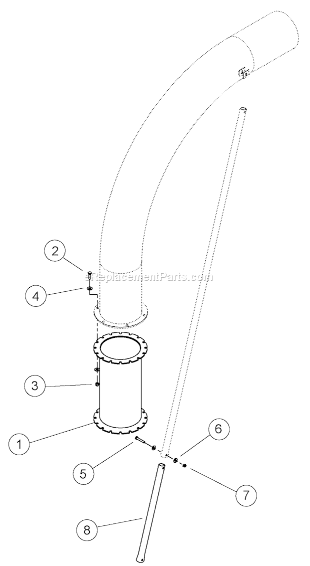 Bear Cat DL8390 Debris Loader Page H Diagram