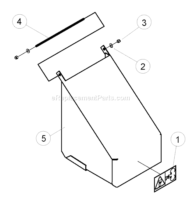 Bear Cat SC3206 (70050) Chipper/Shredder Discharge(Euro) Diagram