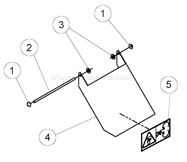Bear Cat SC3270T Chipper/Shredder Discharge(Domestic) Diagram