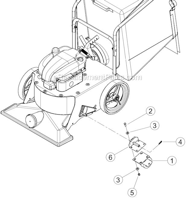 Bear Cat WV190S Wheeled Vacuum VacuumHoseKit Diagram