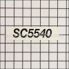 Crary Bear Cat Label-modelsc5540 part number: 36027-00