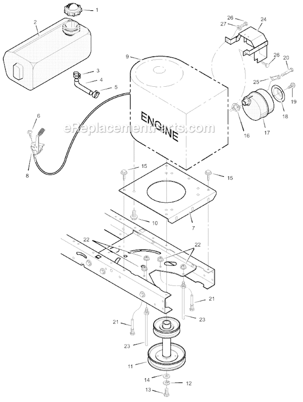 Murray 405003x52B 40" Lawn Tractor Page C Diagram