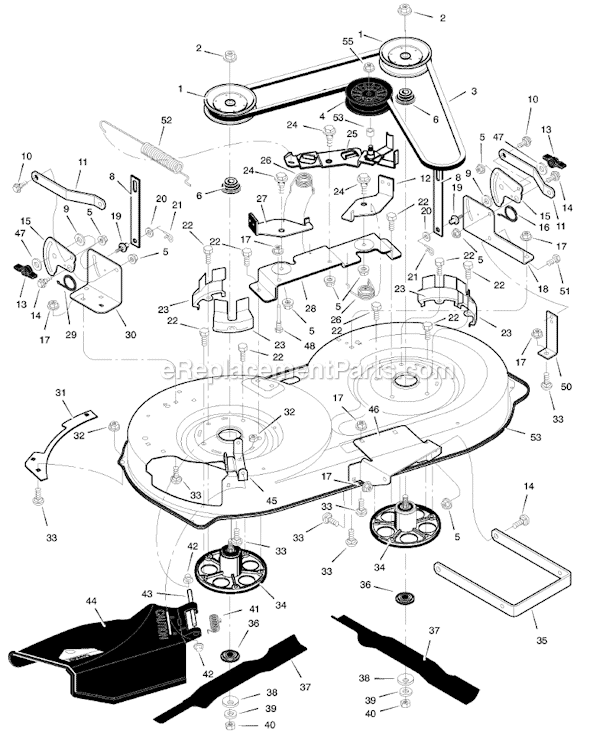 Murray 405005x99A 40" Lawn Tractor Page E Diagram