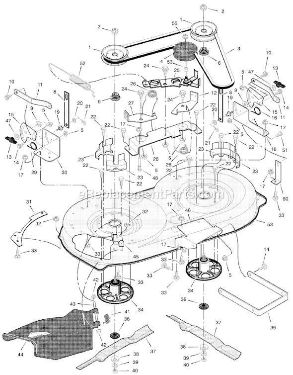 Murray 405007x18A 40" Lawn Tractor Page E Diagram