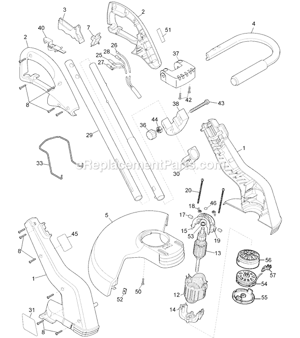 Black & Decker GH700 Type 1 Parts Diagrams